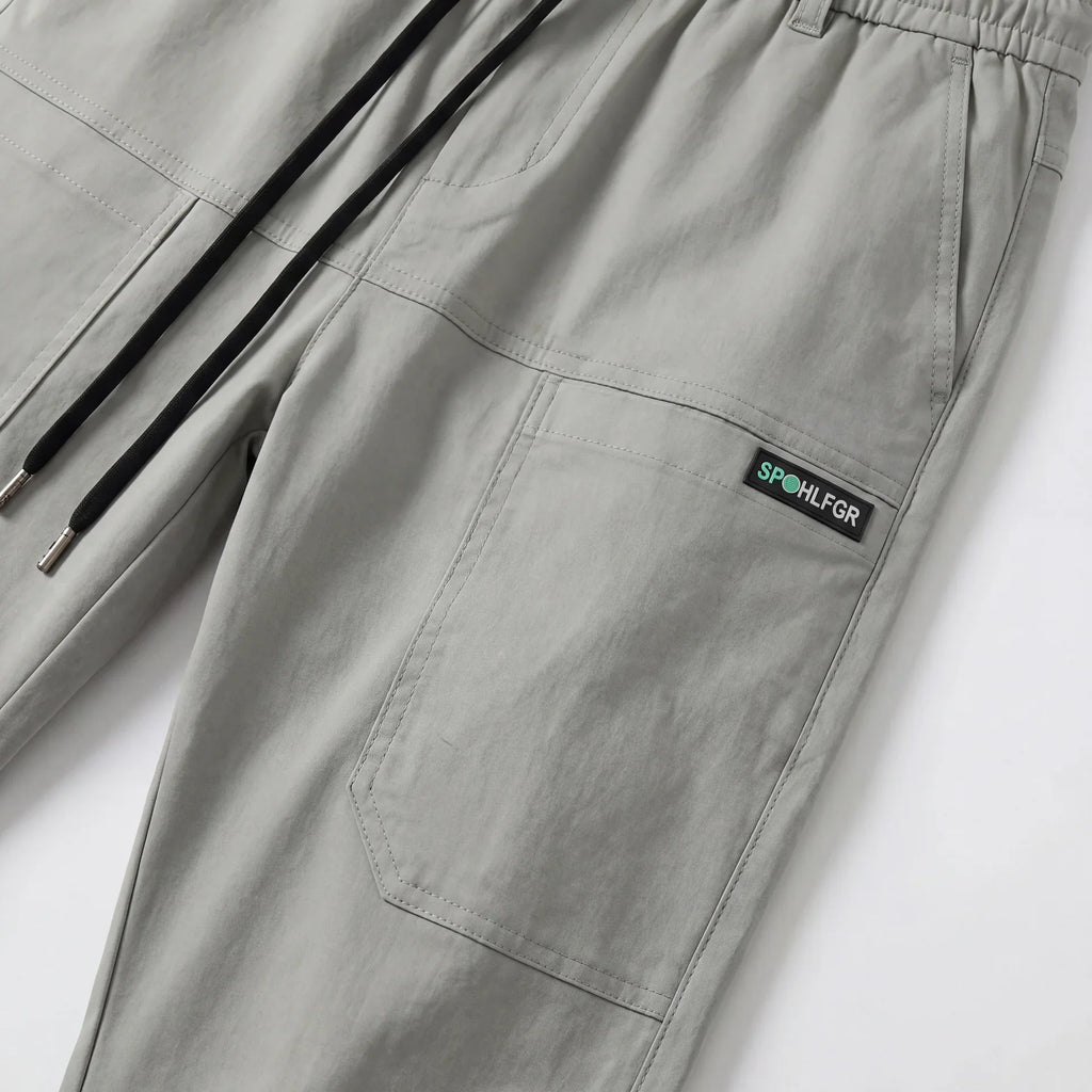 Pantaloni cargo confortabili cu capacitate mare de depozitare 